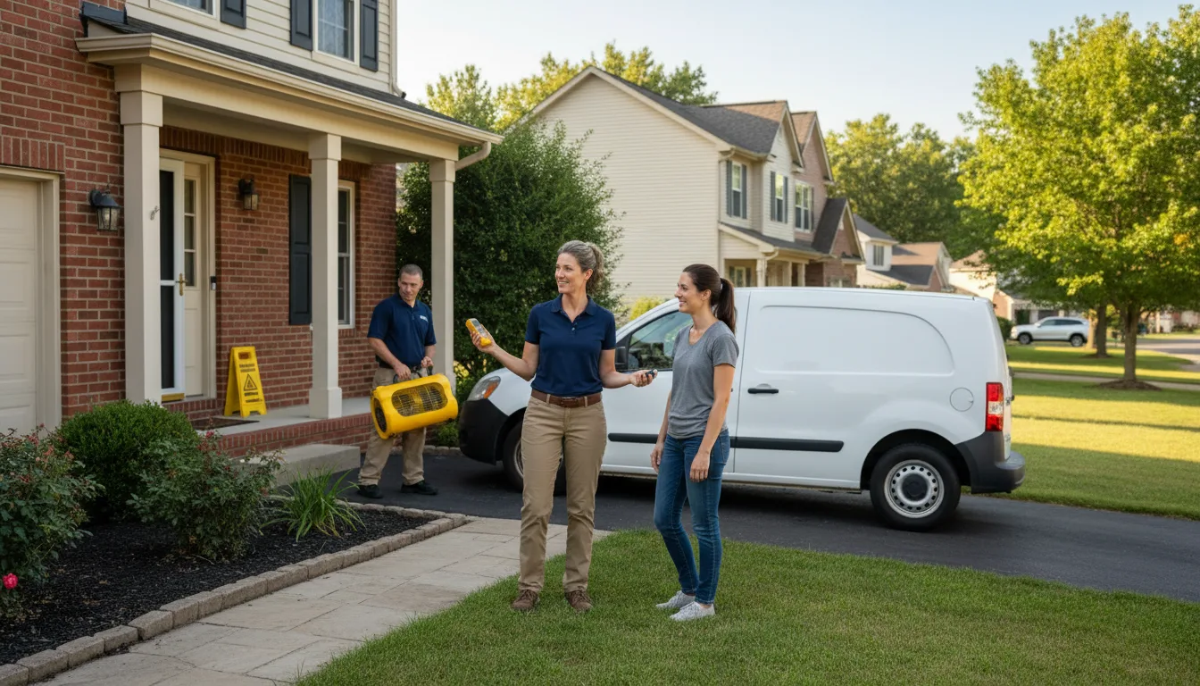 Residential water damage restoration in Tolleson, AZ
